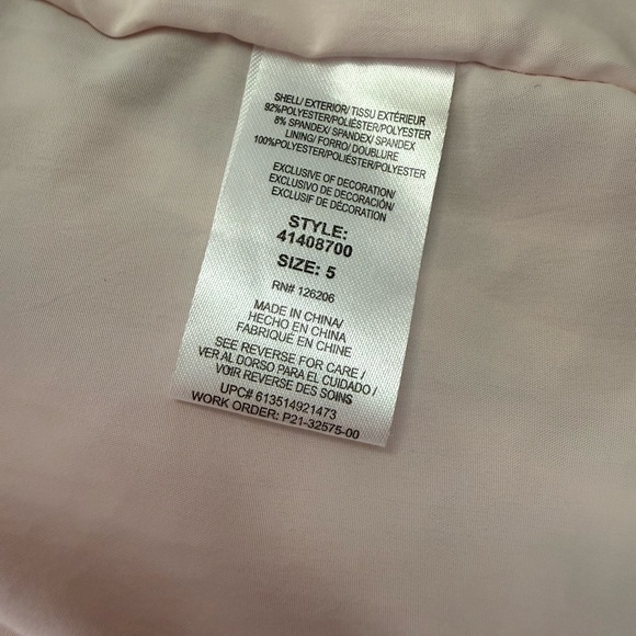 Pippa & Julie Girl's Pink With Red Floral Print‎ Pleated Velour Skirt Size 5T - Picture 7 of 9